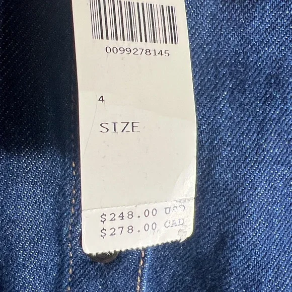 REFORMATION women’s ARELLA DENIM MINI DRESS NWT size 4, 10, 12 - Picture 11 of 16